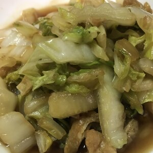 我が家の常備菜！白菜と油揚げの炒め物